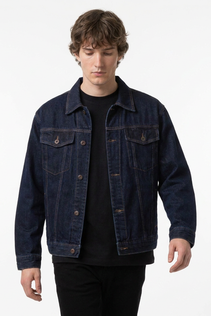 Men's Classic Wash Denim Trucker Jacket