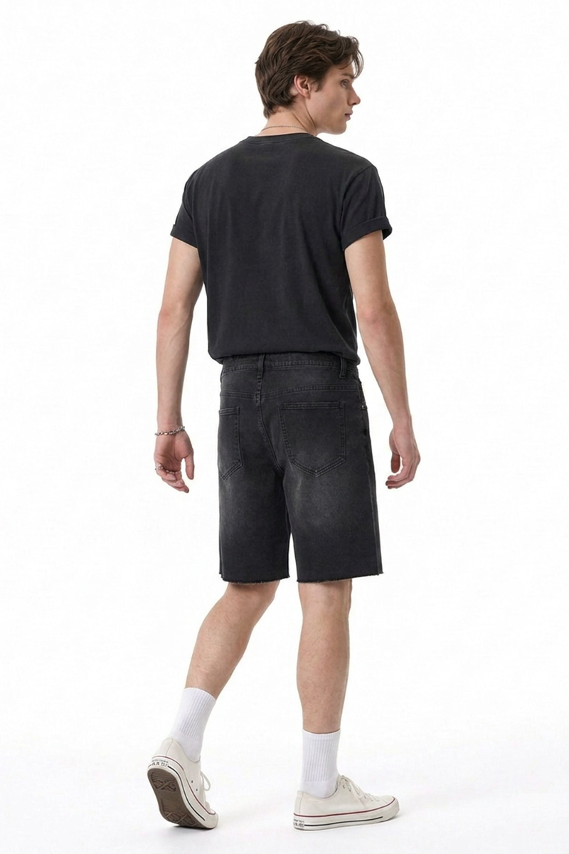 Men's Relaxed Fit Stretch Denim Shorts